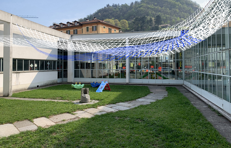 Studio (di) molle: Studio per Asilo Sant Elia, Como, 2019